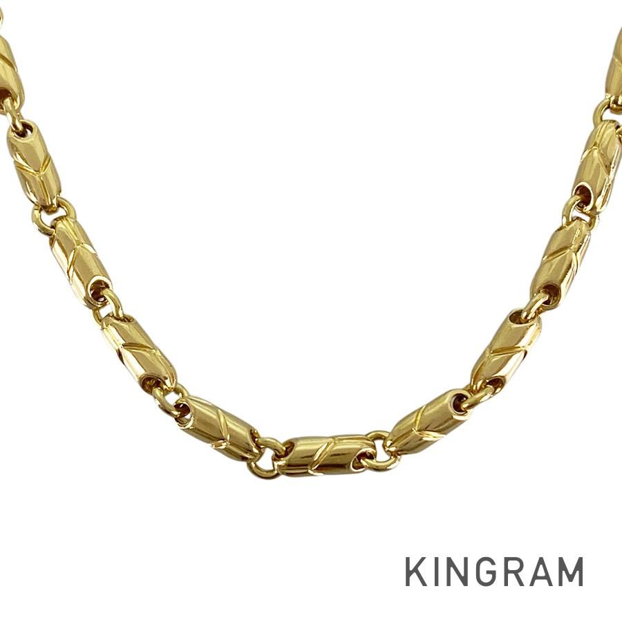 ブルガリ BVLGARI パッソドッピオ K18YG ネックレス sss【中古】