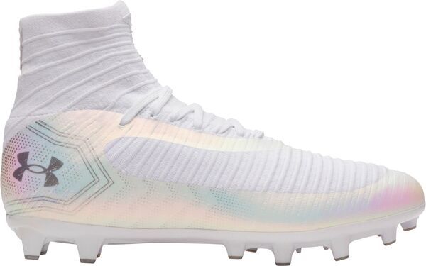 アンダーアーマー メンズ シューズ スニーカー Under Armour Highlight Pro Lacrosse Cleats WhiteSilver ホワイト