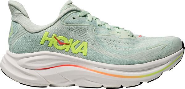 ホカオネオネ レディース シューズ スニーカー HOKA Womens Clifton 10 Running Shoesea GlassNeon Flame