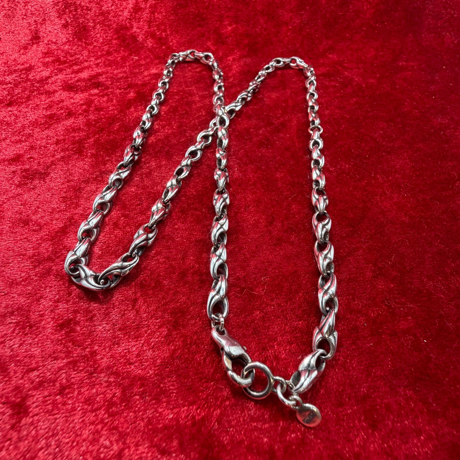 美品 ネックレス クローリンク 60cmx59.6g ブラッディマリー/Bloody