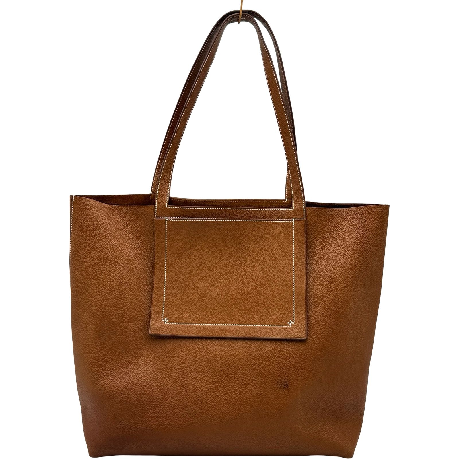 エルメス HERMES カバセリエ46 U刻印 フォーヴ バレニアフォーブル レディース ハンドバッグ