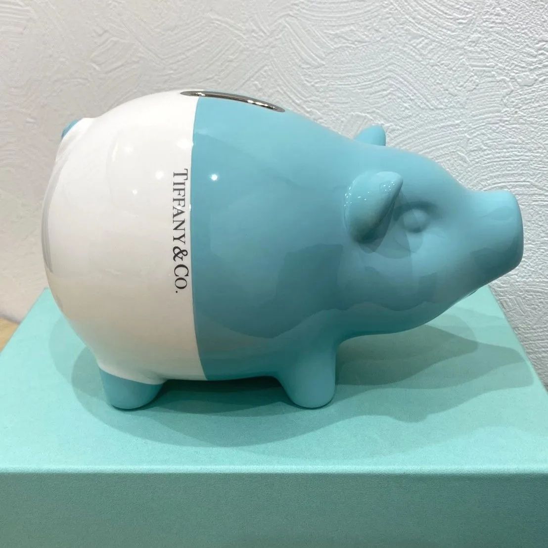 希少】Tiffany ティファニー ピギーバンク 豚 貯金箱 - メルカリ
