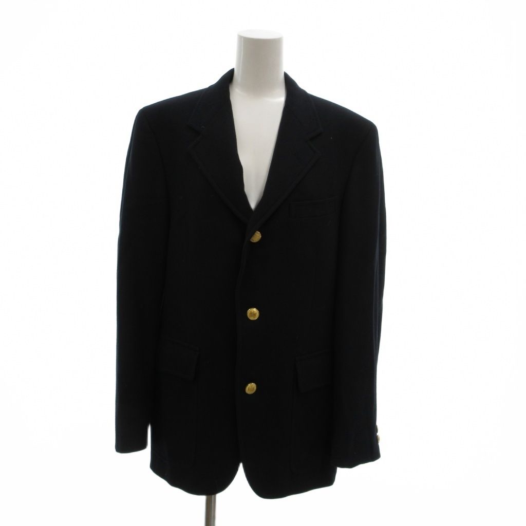 ブルックスブラザーズ BROOKS BROTHERS BROOOKS GATE 美品 テーラードジャケット ブレザー 紺ブレ シングルブレスト 金ボタン 紺 ネイビー /MX