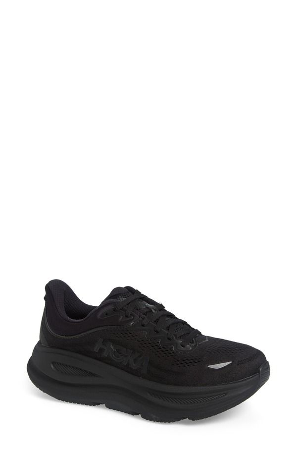 ホカオネオネ レディース シューズ スニーカー HOKA Bondi 9 Running Shoe Black Black ブラック