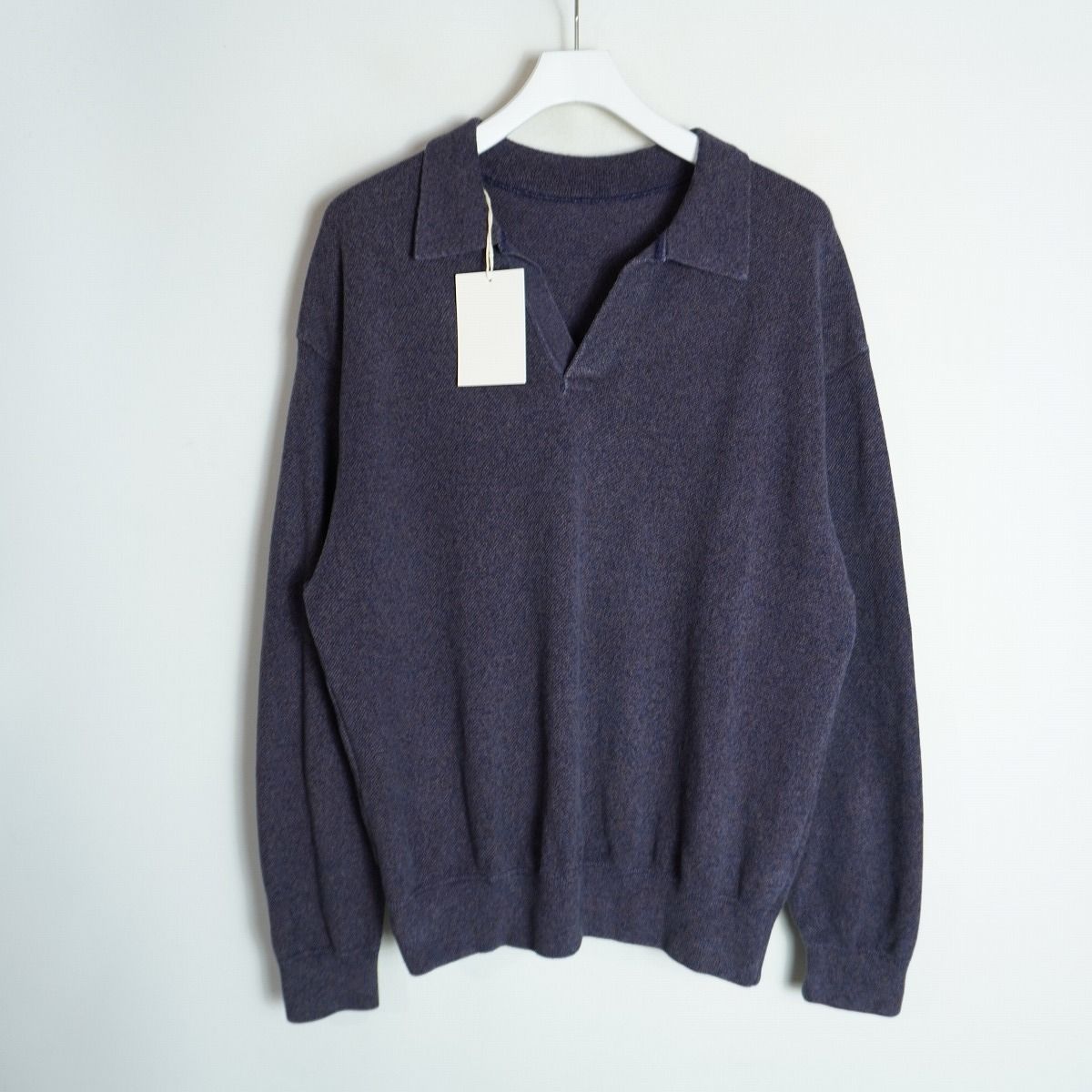 美品 crepuscule クレプスキュール Moss Stitch Skipper D.Gray