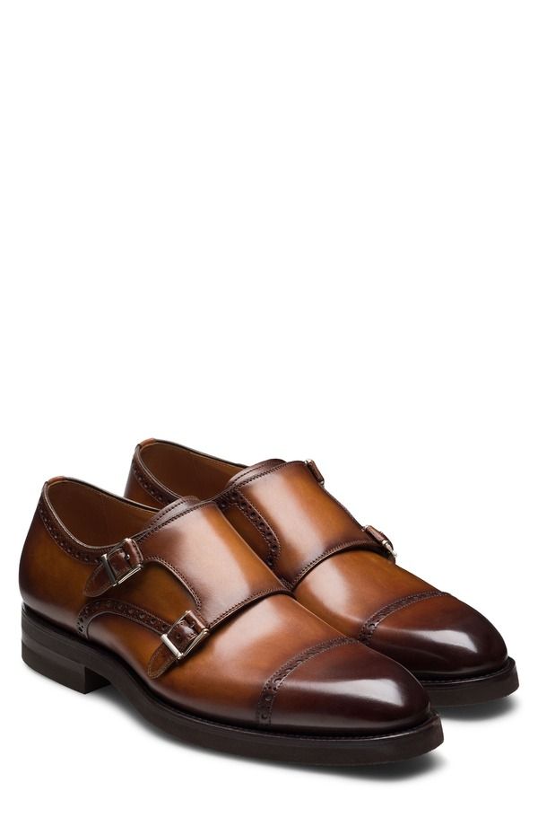 マグナーニ メンズ シューズ モンクストラップ モンク Magnanni Monk Strap Shoe Cuero