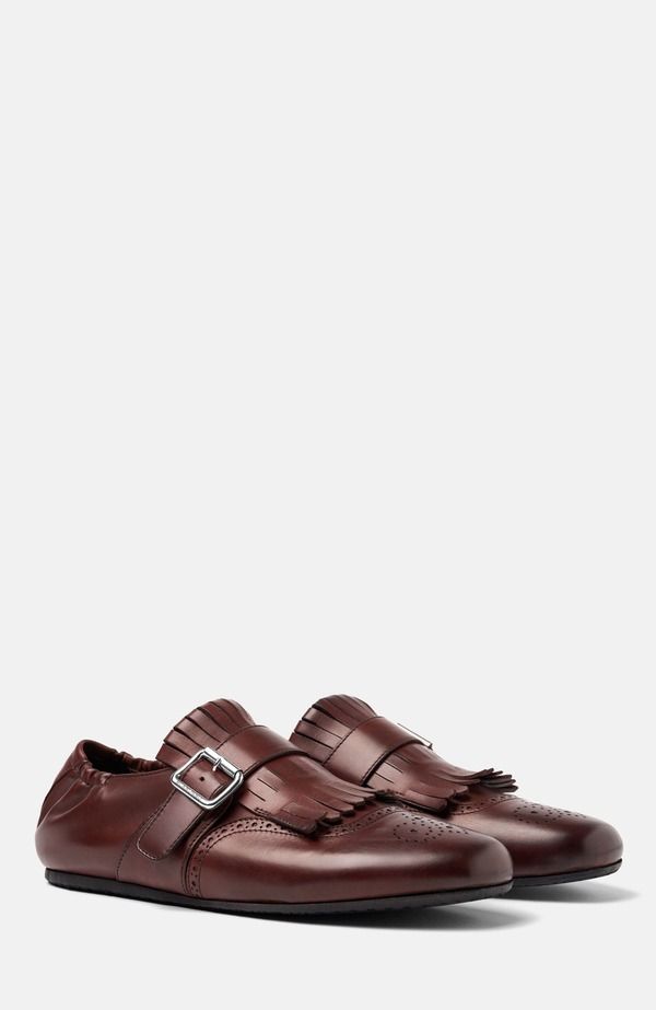 スカロッソ メンズ シューズ モンクストラップ モンク SCAROSSO Julian Monk Strap Shoes Cognac Calf