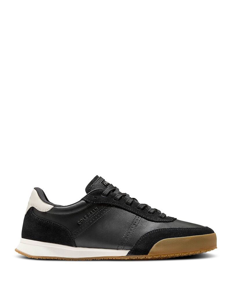 コールハーン メンズ シューズ スニーカー Cole Haan Mens GrandPr Slimline Sneakers Black Ivory アイボリー
