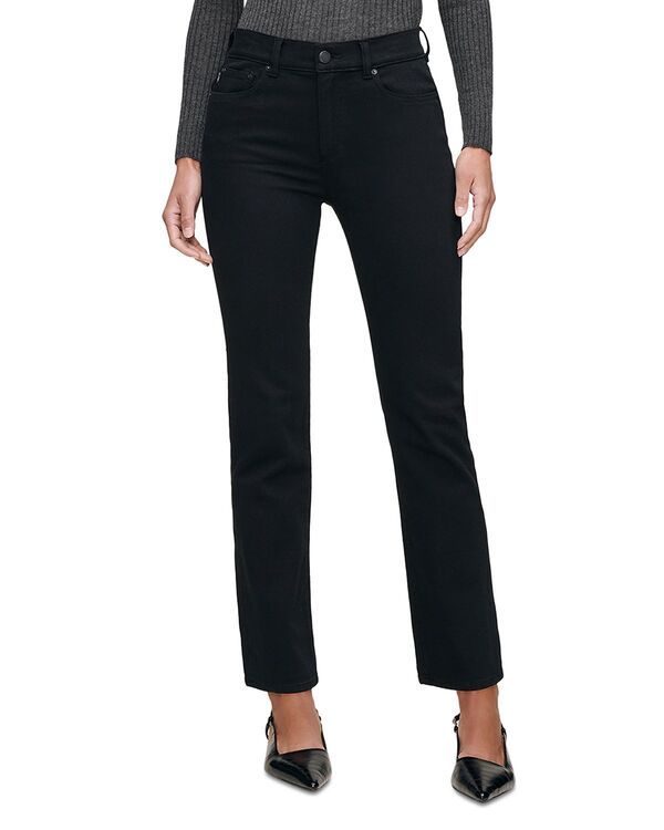 ディーエル 1961 レディース ボトムス デニムパンツ アンクル ジーンズ DL1961 Mara Straight Mid Rise Instasculpt Ankle Jeans Black ブ