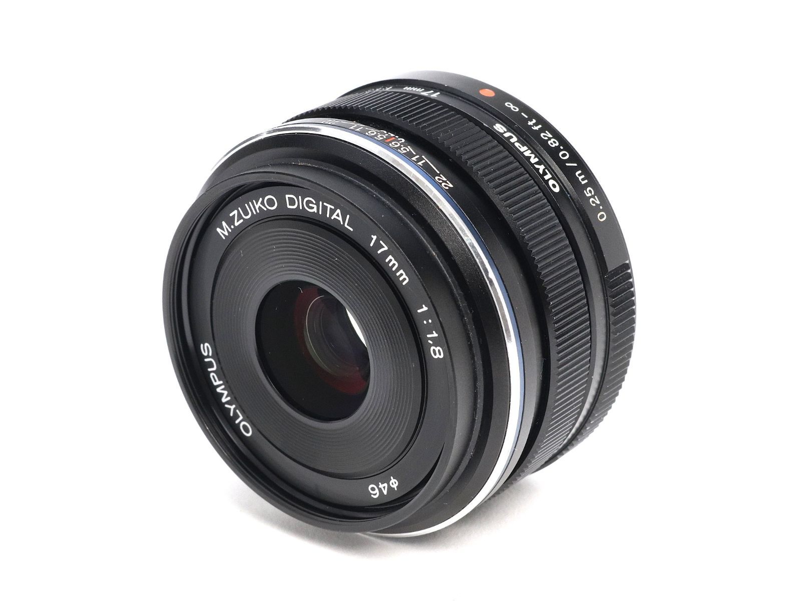 AB- (良品) OLYMPUS オリンパス M.ZUIKO DIGITAL 17mm F1.8 ブラック 初期不良返品対応 66-177