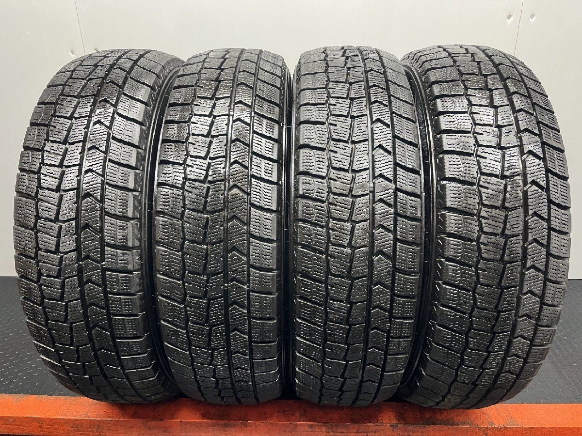 DUNLOP WINTER MAXX WM02 165/65R15 15インチ スタッドレス 4本 25年製 バリ溝 ソリオ デリカD:2 タフト ルノー/トゥインゴ等　(STD316