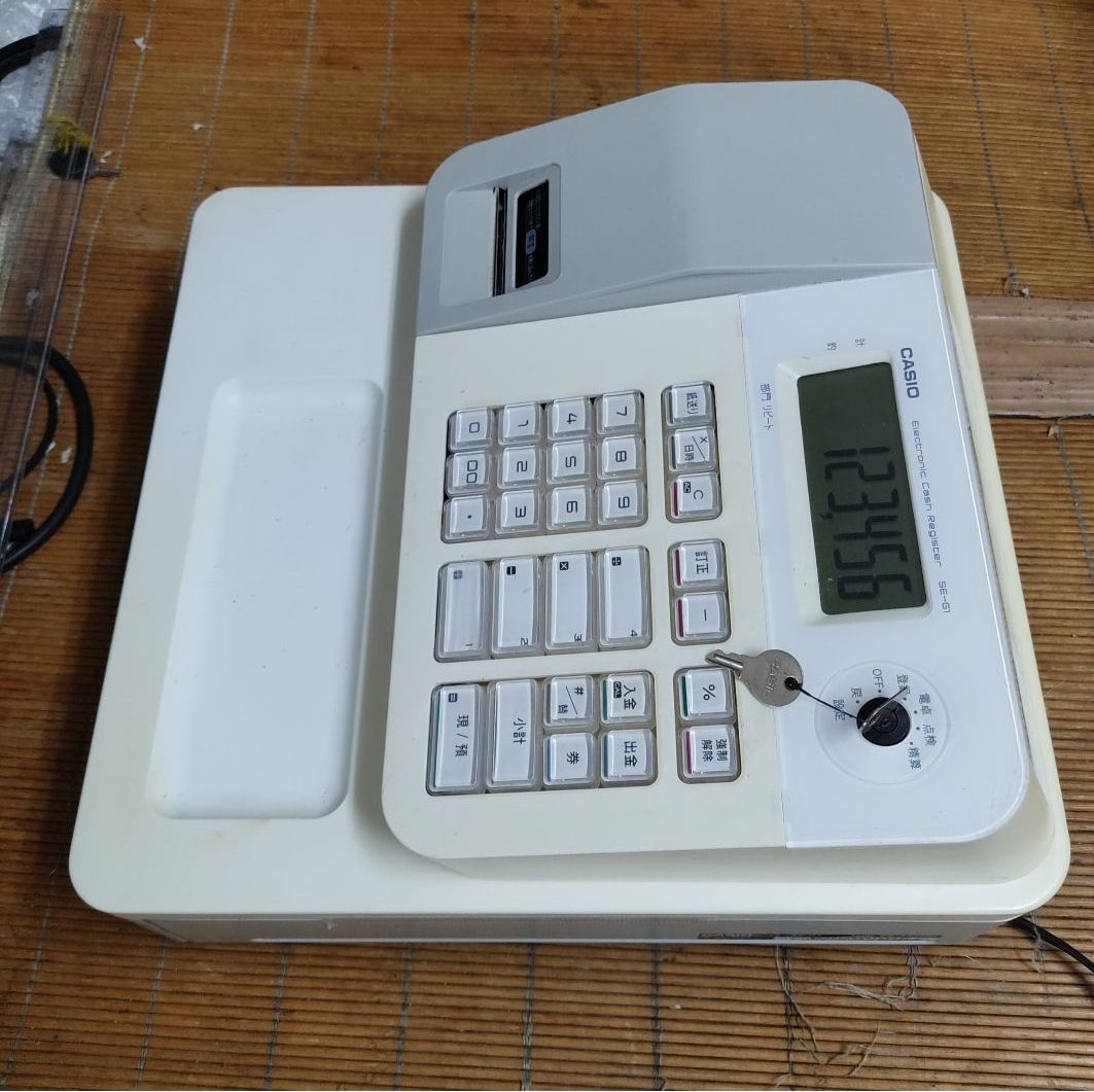 カシオレジスター　SE-G1/NL100　人気機種　送料無料　010203 カシオレジスター SE-G1/NL100 人気機種 送料無料 010203 - メルカリ