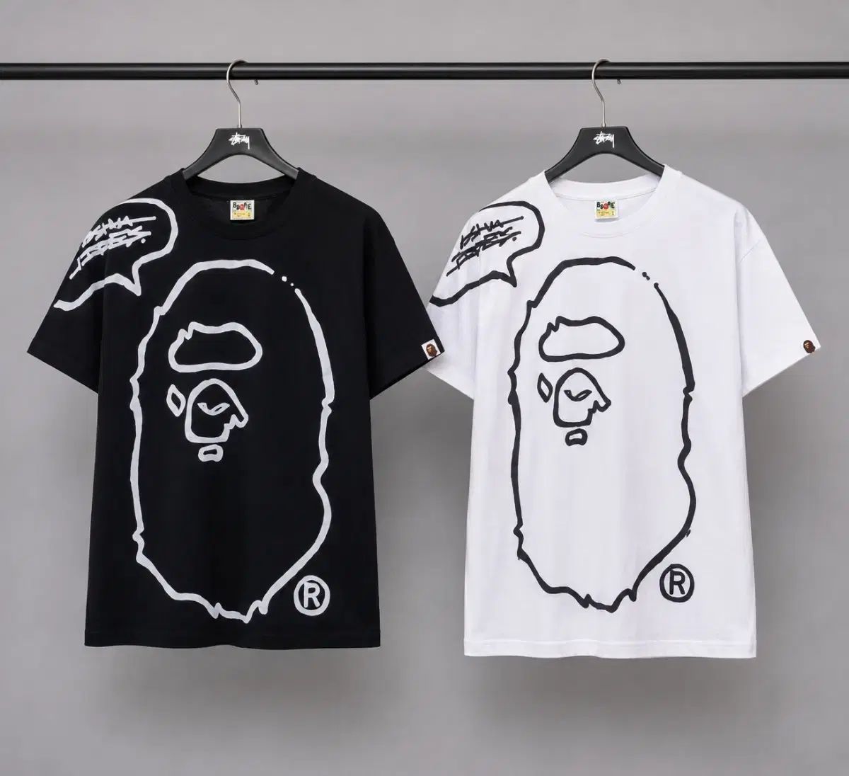 A BATHING APE アベイシングエイプ ジョシュア(JOSHUA) エイプ HEAD ヘッド 半袖