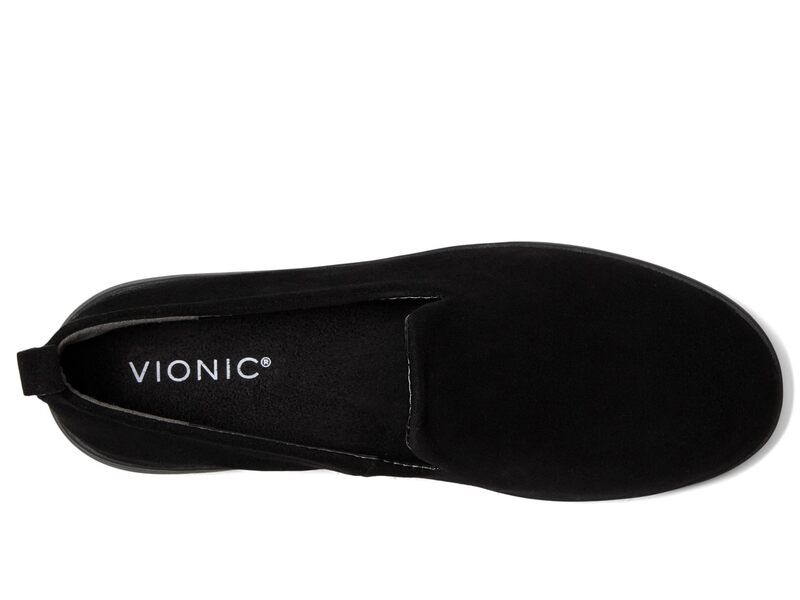 バイオニック レディース シューズ スニーカー ローファー VIONIC Uptown Willa LoafersMoc Shoes Black Suede ブラック