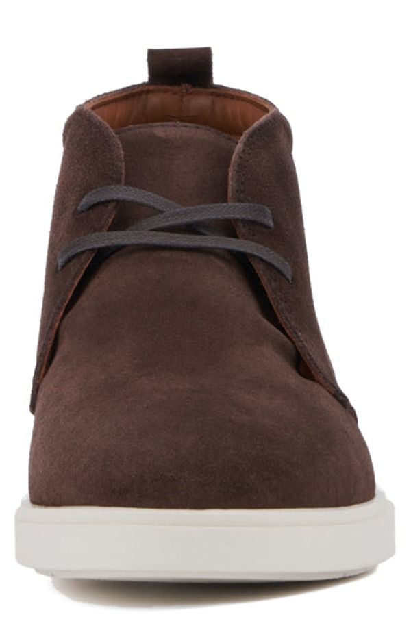 アクアタリア メンズ シューズ ブーツ・レインブーツ Aquatalia Florian Chukka Boot Dark Brown ブラウン