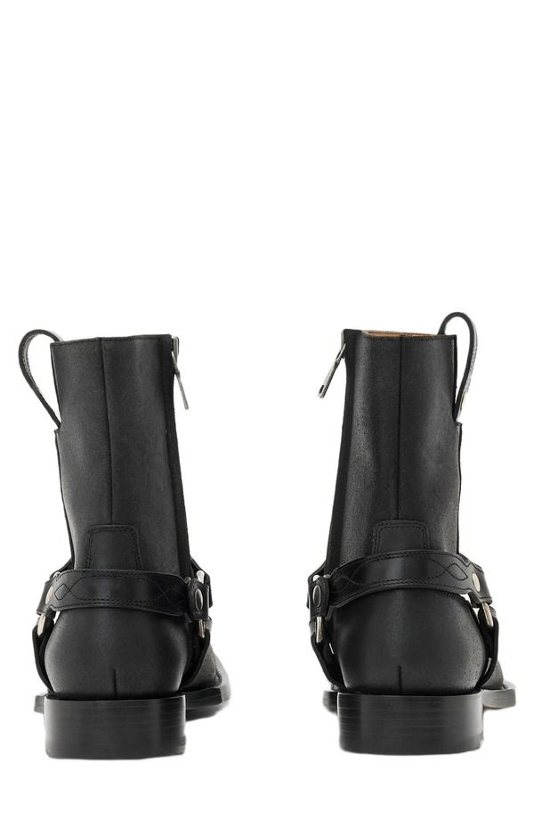 ジョンバルベイトス メンズ シューズ ブーツ・レインブーツ John Varvatos Broome Harness Boot Black ブラック