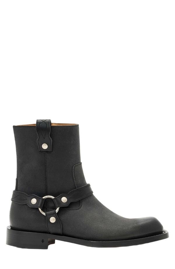 ジョンバルベイトス メンズ シューズ ブーツ・レインブーツ John Varvatos Broome Harness Boot Black ブラック