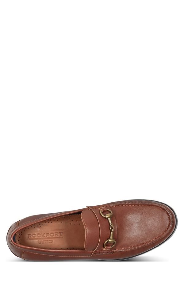 ロックポート メンズ シューズ ローファー Rockport Whit Classic Bit Detailoafer Dark Brown ブラウン