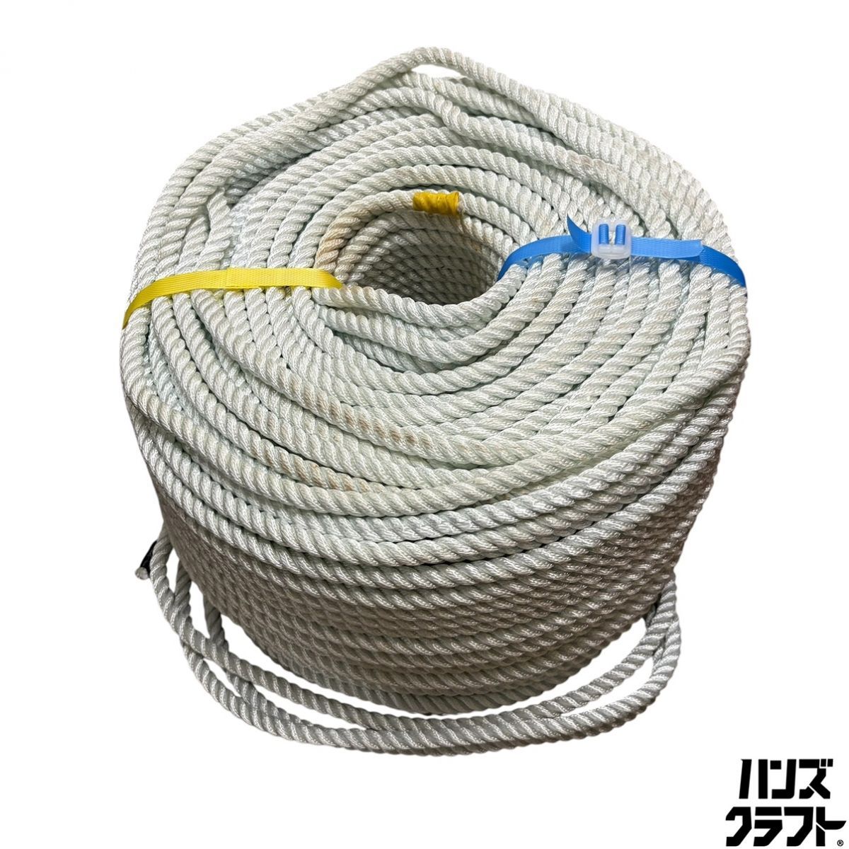 ▼【中古】メーカー不明 型番不明 スパンエステルロープ 約200ｍ
