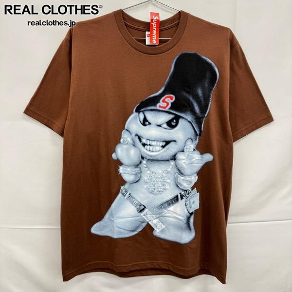 Supreme/シュプリーム【25AW】Snowman Tee/スノーマン 半袖Tシャツ/ブラウン/L