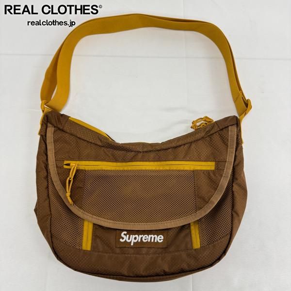 シュプリーム メッセンジャーバッグ イエロー ブラウン系 Supreme/シュプリーム【22SS】Small Messenger Bag/スモール