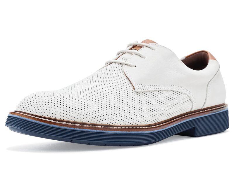 ジョンストンアンドマーフィー メンズ シューズ オックスフォード Johnston Murphy Tyson Perfed Plain Toe Ivory Nubuck アイボリー