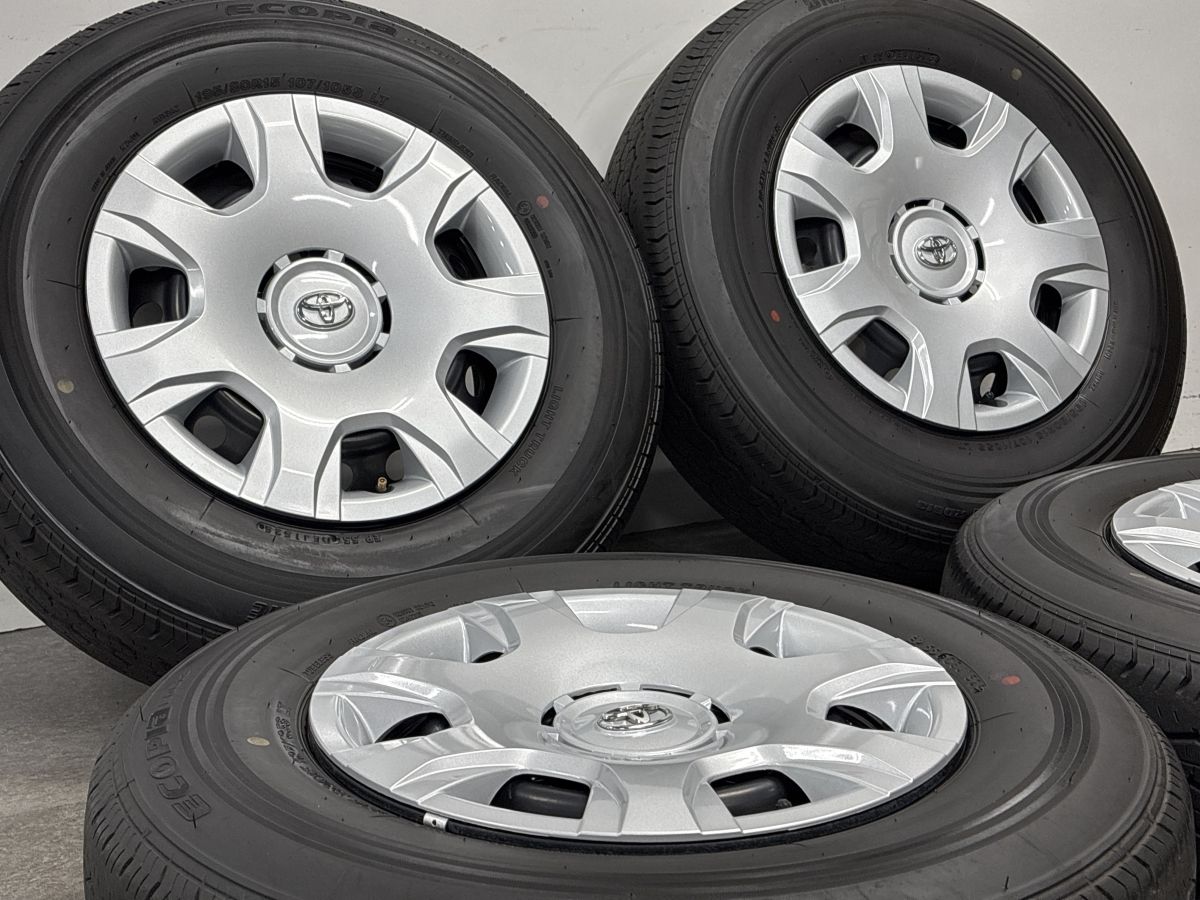 程度良好】トヨタ 200系 ハイエース 純正 スチール 15in 6J +35 PCD139
