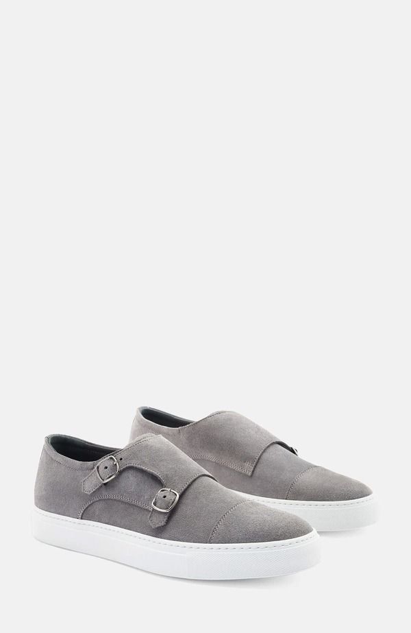 スカロッソ メンズ シューズ スニーカー SCAROSSO Fabio Sneakers Grey Suede グレー