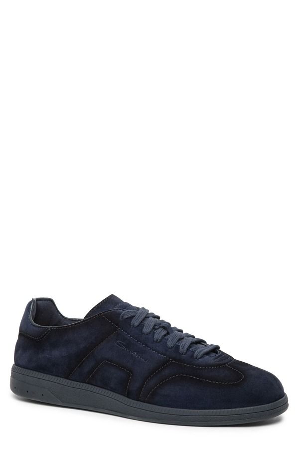 サントーニ メンズ シューズ スニーカー Santoni Low Top Sneaker BlueU60 ブルー