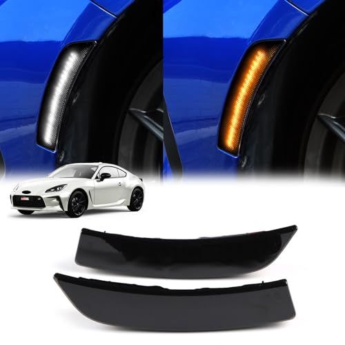 KUNGKIC トヨタ GR86 ZN8 スバル BRZ ZD8 2021 2022 2023 2024 2025 専用 LED 流れるタイプサイドマーカー シーケンシャルウインカー IP67防水 高輝度 取り付け簡単 外装 アクセサリー ブ 0644d654 7,891円
