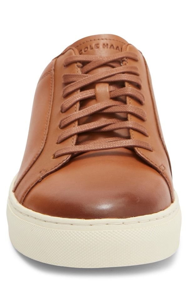 コールハーン メンズ シューズ スニーカー レザー Cole Haan Grand Series Jensen Leather Low Top Sneaker British Tan タン