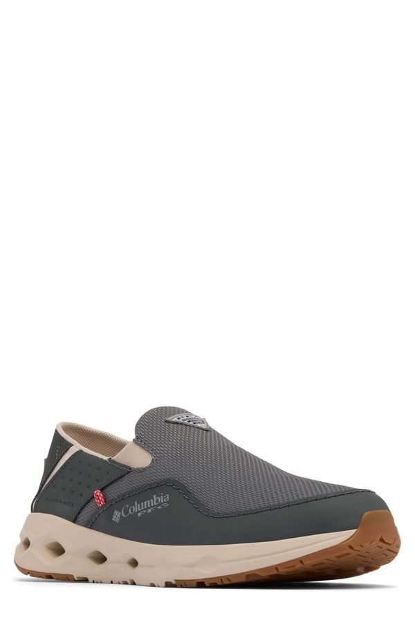 コロンビア メンズ シューズ スニーカー Columbia PFG Bahama X SlipOn Sneaker Grill Sunset Red レッド
