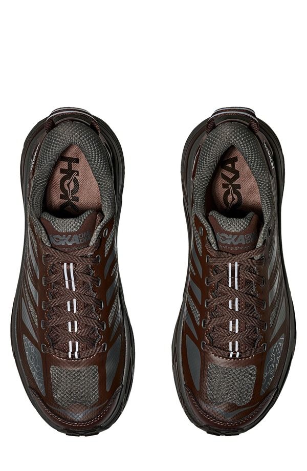 ホカオネオネ メンズ シューズ スニーカー HOKA Mafate Speed 2 Sneaker Asphalt Grey Walnut グレー