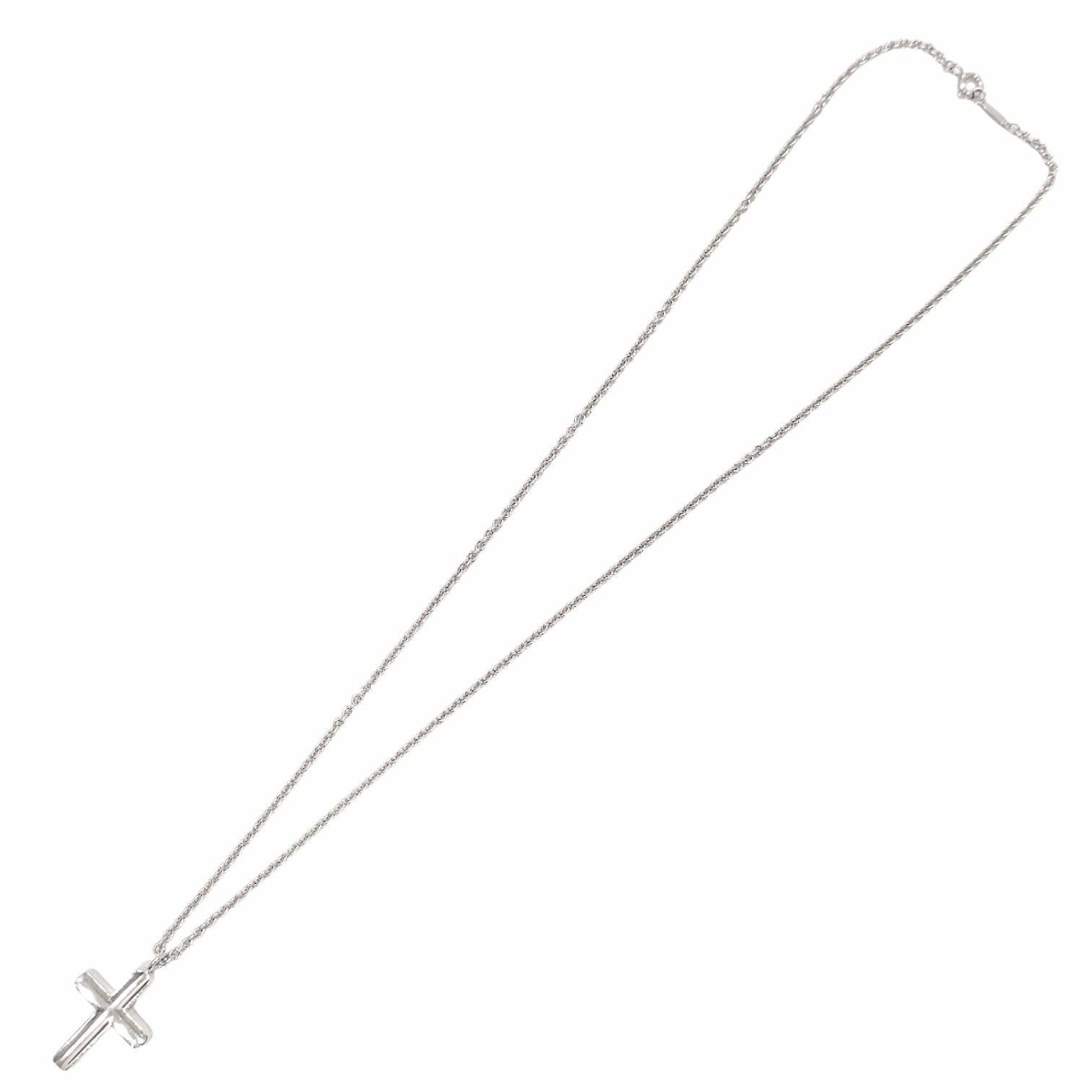 925 Tiffany & Co. ティファニー コンケーブ クロス ネックレス【T597