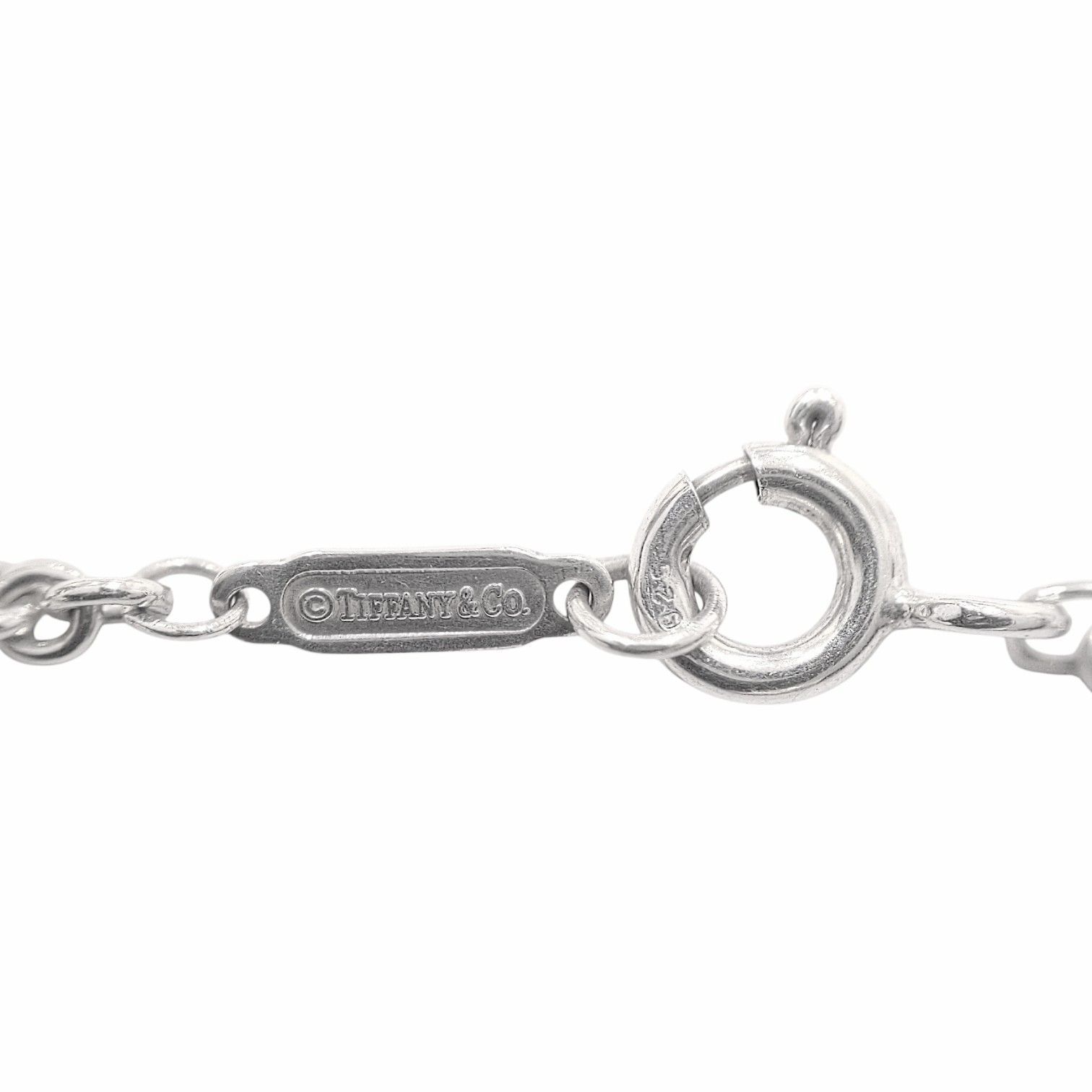 ティファニーです。 925 Tiffany & Co. ティファニー コンケーブ クロス ネックレス【T597