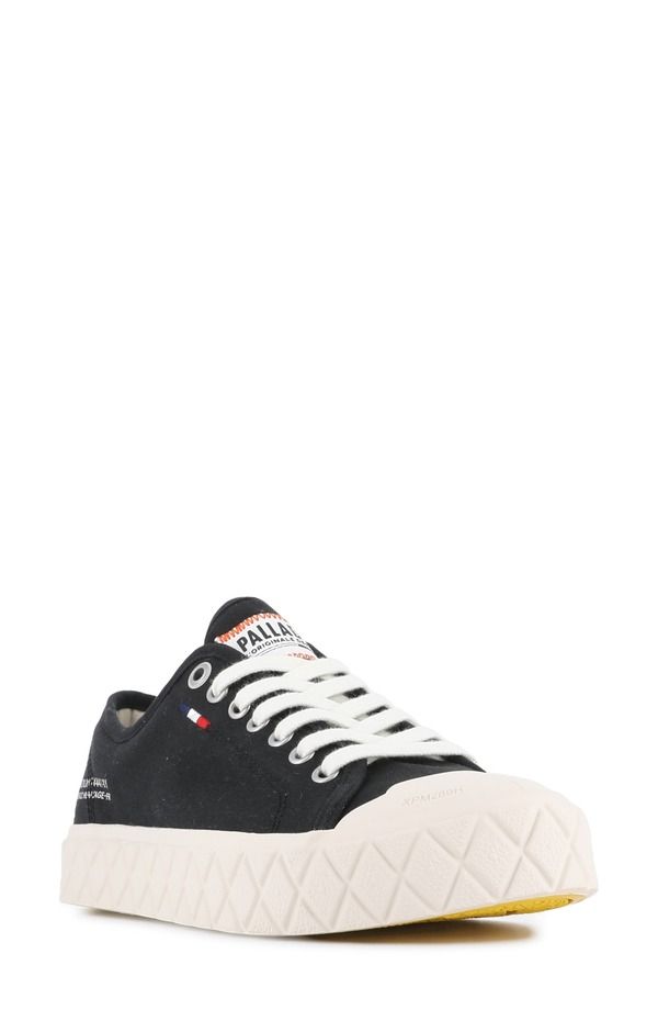 パラディウム レディース シューズ スニーカー プラットフォーム Palladium Pallace Platform Sneaker Black White Cap Gray ホワイト