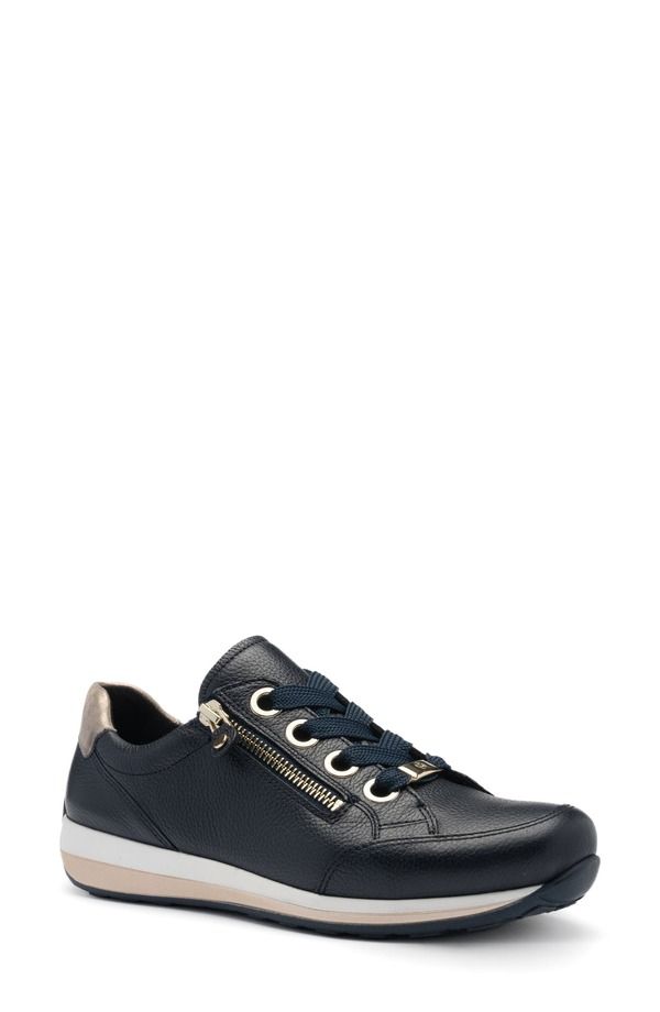 アラ レディース シューズ スニーカー レース ara Ollie LaceUp Sneaker Blue ブルー