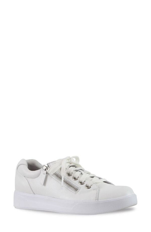 ムンロー レディース シューズ スニーカー Munro Tilly Sneaker White Leather ホワイト