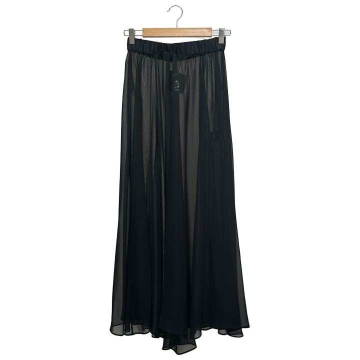 MUSE de Deuxieme Classe (ミューズドゥドゥーズィエムクラス) Sheer Maxi Skirt 25060560212110 ブラック ONE SIZE