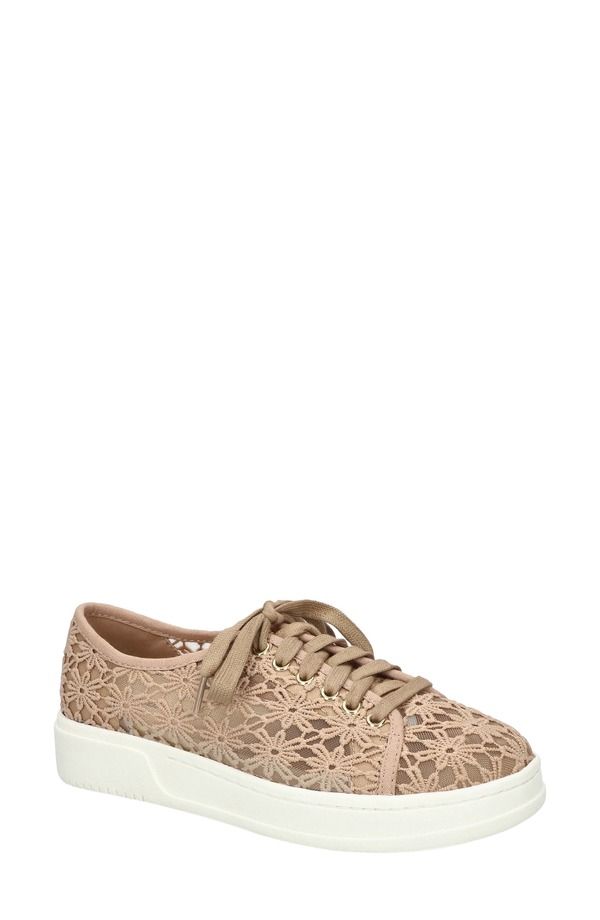 ベラヴィータ レディース シューズ スニーカー プラットフォーム レース Bella Vitabagale Lace Platform Sneaker Natural Flower Embroider