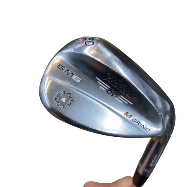 【中古】 タイトリスト VOKEY SPIN MILLED SM6 ツアークロム 60°/08°M ウェッジ WG NS PRO MODUS3 TOUR120 (フレックスS) メンズ 男性用 右利き 右用 Cランク ゴルフクラブ