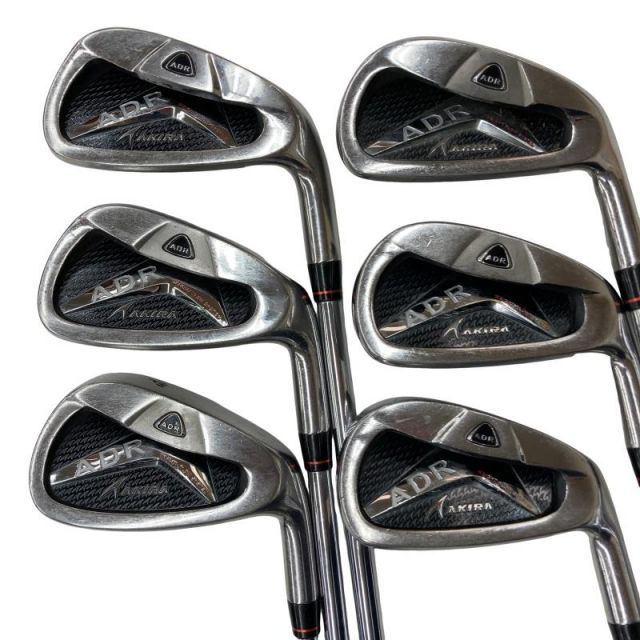 【中古】 アキラプロダクツ AKIRA ADR Premium(2012) 8S アイアンセット IR 純正特注シャフト (フレックスS) メンズ 男性用 右利き 右用 Cランク ゴルフクラブ