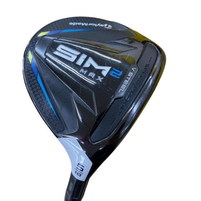 【中古】 テーラーメイド SIM2 MAX 5W フェアウェイウッド FW TENSEI BLUE TM50(SIM2 FW) (フレックスS) メンズ 男性用 右利き 右用 Cランク ゴルフクラブ