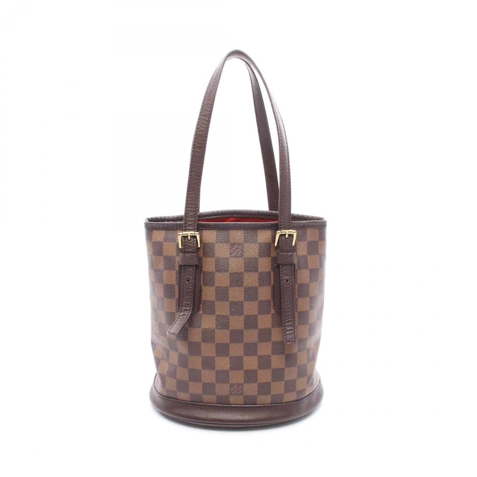 ルイ・ヴィトン LOUIS VUITTON トートバッグ マレ ダミエエベヌ N42240 PVCコーティングキャンバス レザー マレ レディース Used B