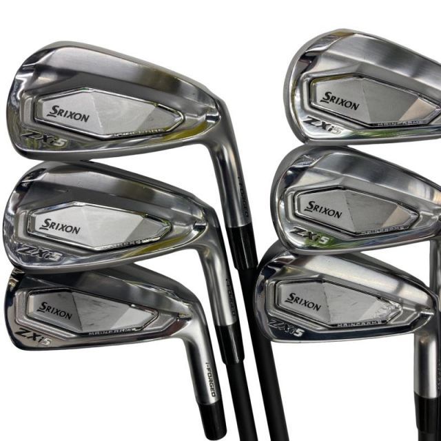 【中古】 ダンロップ SRIXON ZXi5 6S アイアンセット IR リシャフト (フレックスその他) メンズ 男性用 右利き 右用 Cランク ゴルフクラブ