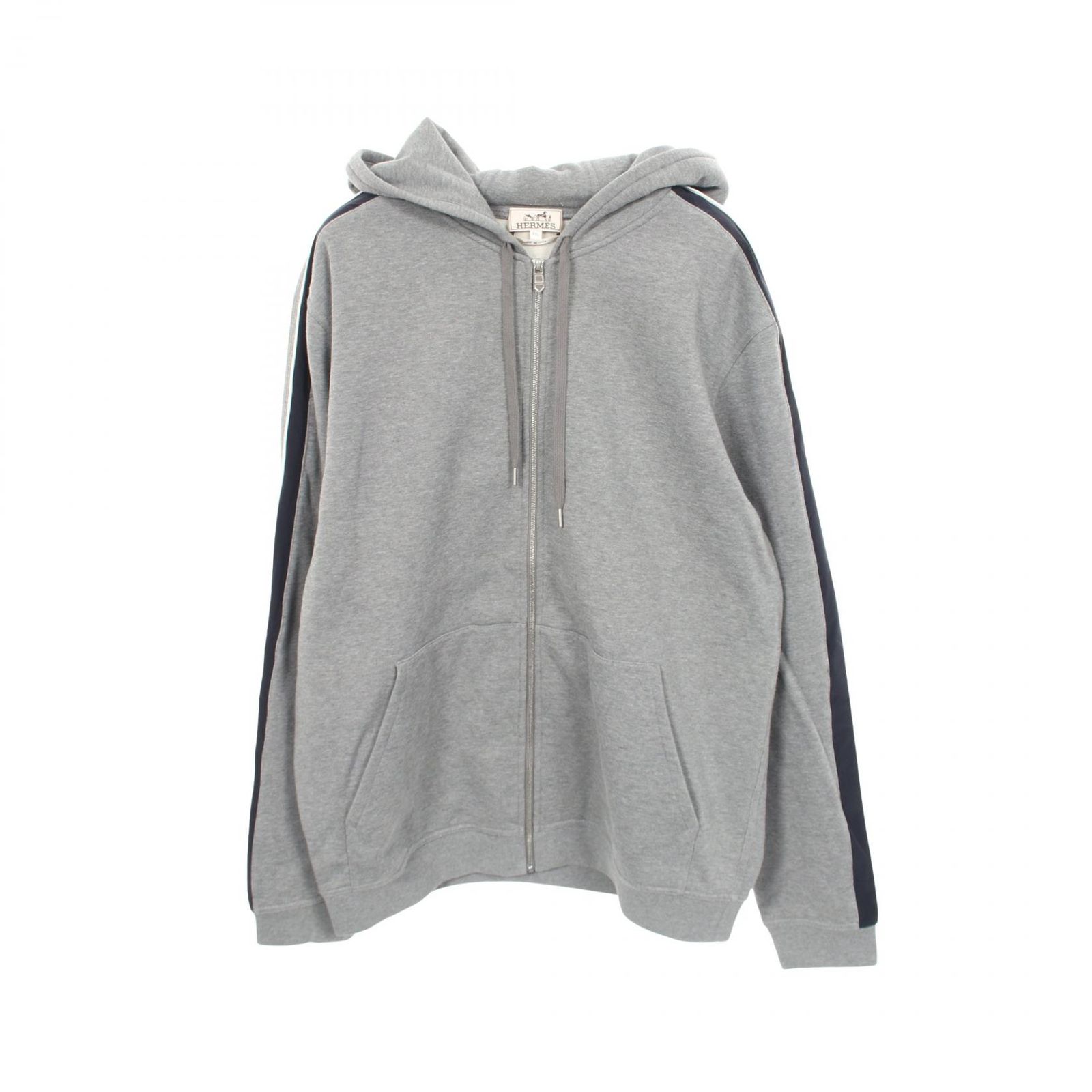 エルメス HERMES パーカー サイドライン 12-5742 コットン パーカー メンズ Used A