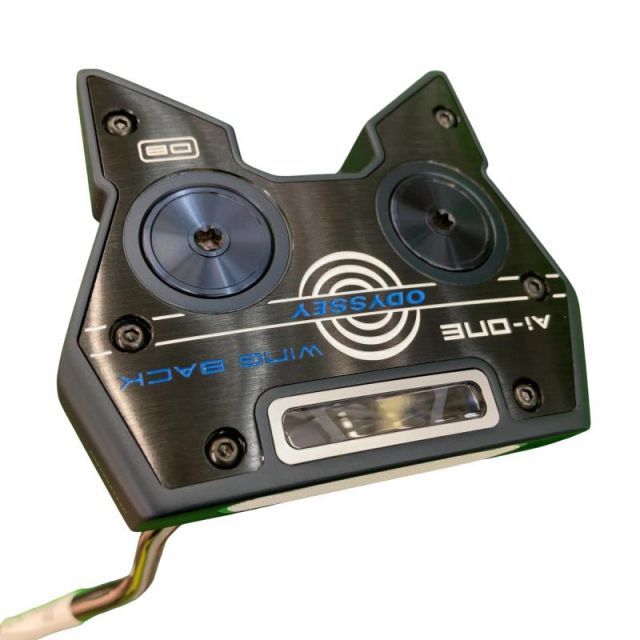 【中古】 オデッセイ Ai-ONE WING BACK DB 34インチ パター PT STROKE LAB 90 スチール (フレックスその他) メンズ 男性用 右利き 右用 Cランク ゴルフクラブ