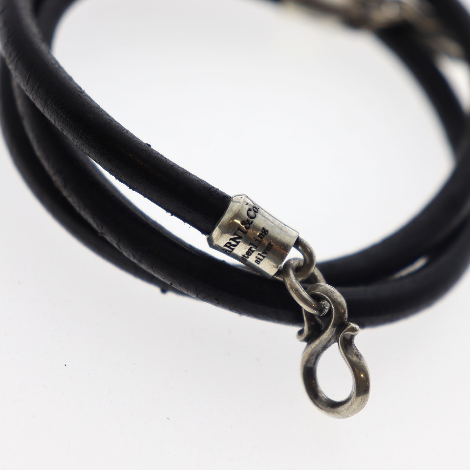 GARNI（ガルニ） Coil Bracelet コイルブレスレット レザー シルバー