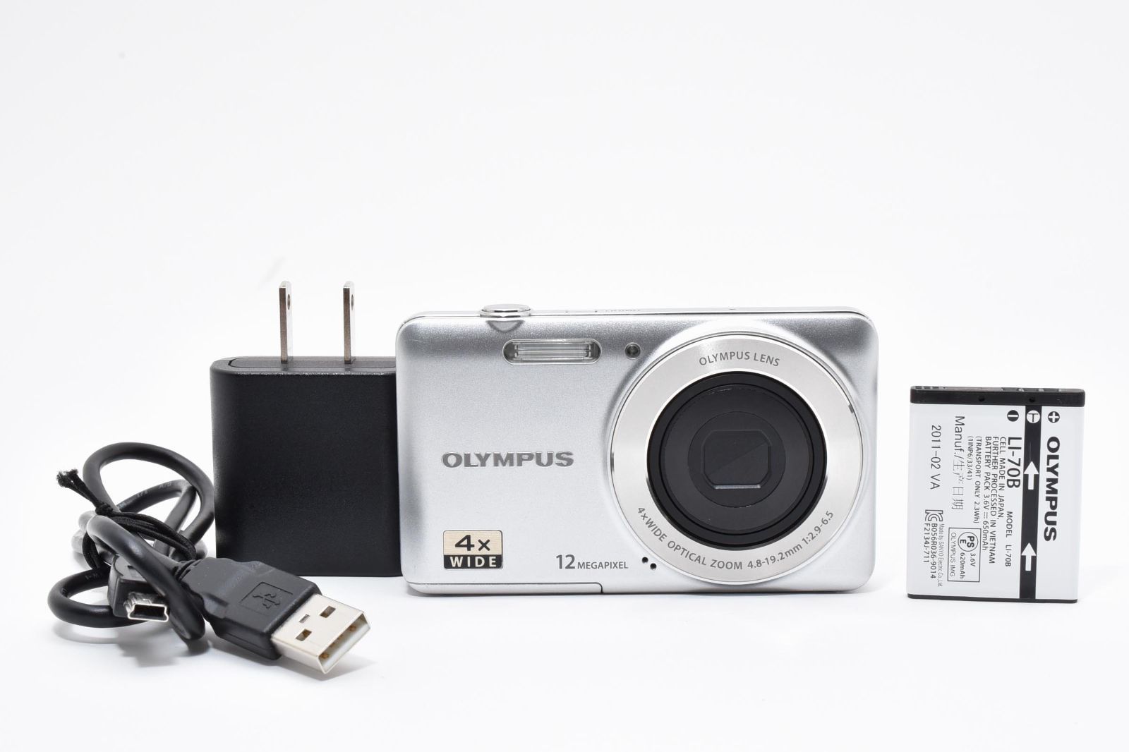 ☆極上品☆ オリンパス OLYMPUS VG-110 シルバー コンパクトデジカメ