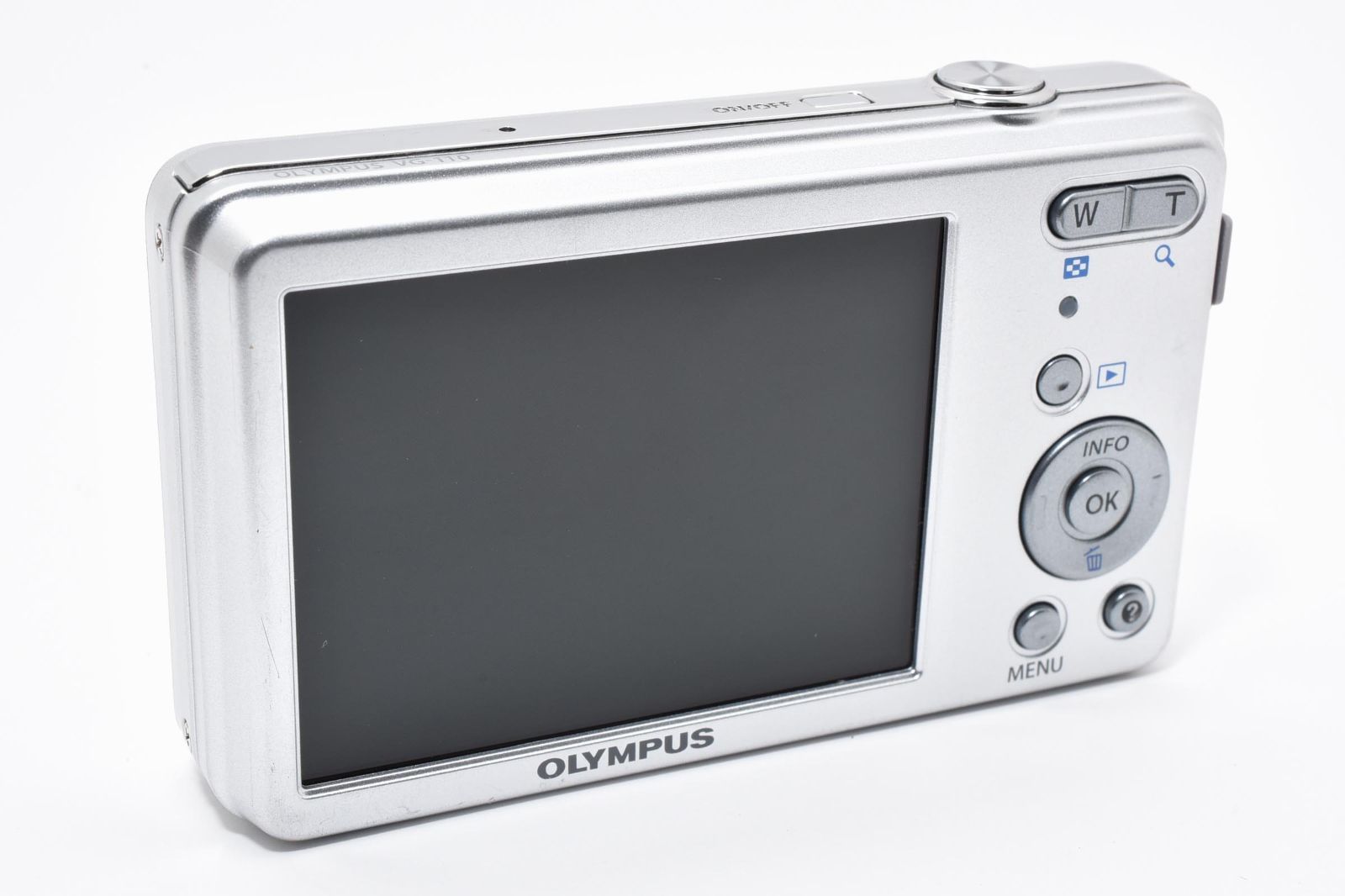 【美品】オリンパス VG-110 シルバー コンデジ カメラ 中古 ☆極上品☆ オリンパス OLYMPUS VG-110 シルバー コンパクトデジカメ